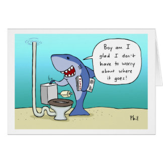 Shaaark Cartoonkarte 104 (Grenze)