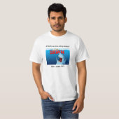 Shaaark GEGÄHNE-Weiß T - Shirt (Vorne ganz)