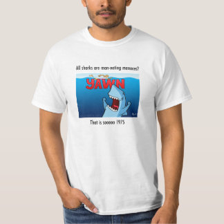 Shaaark GEGÄHNE-Weiß T - Shirt