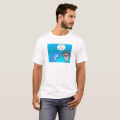 Shaaark mit Stich-Strahln-Sonnenbrille-T - Shirt (Vorne ganz)