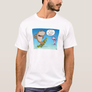 Shaaark "warum sind Sie tragendes Crocs?" T - T-Shirt