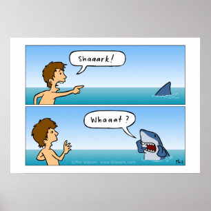 Shaaark! Whaaat? Plakat