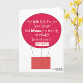 Shaadi Mubarak und Duas Karte (Gelbe Blume)