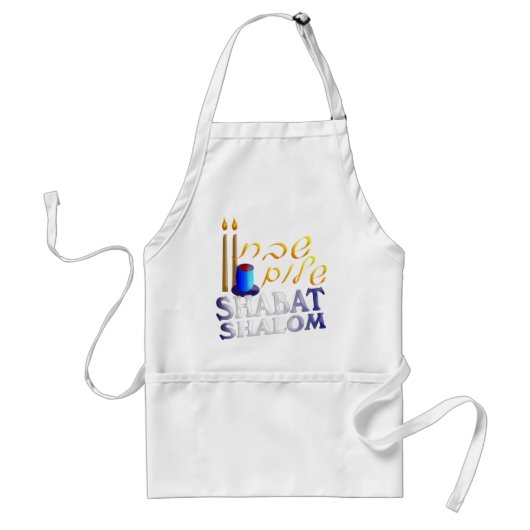 Shabat Shalom Schürze (Vorne)