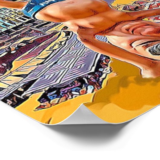 Shabbat a Tel Aviv Poster (Ecke)