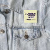 ShABBAt Abba weiß das Beste Button (Beispiel)