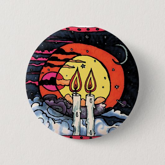 Shabbat Button (Vorderseite)