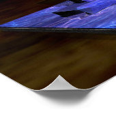 Shabbat Candlesticks Poster (Ecke)