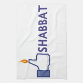 Shabbat Geschirrtuch (Vertikal)