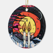 Shabbat Keramik Ornament (Links)