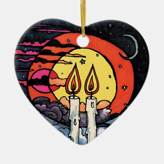 Shabbat Keramikornament (Vorne)