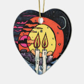 Shabbat Keramikornament (Links)