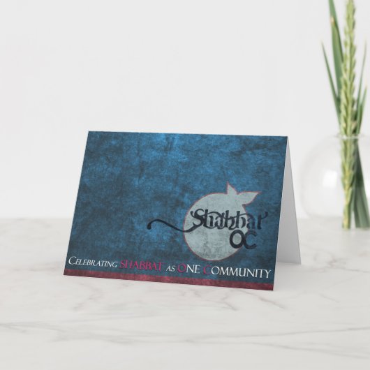 Shabbat OC-Karte Dankeskarte (Vorderseite)