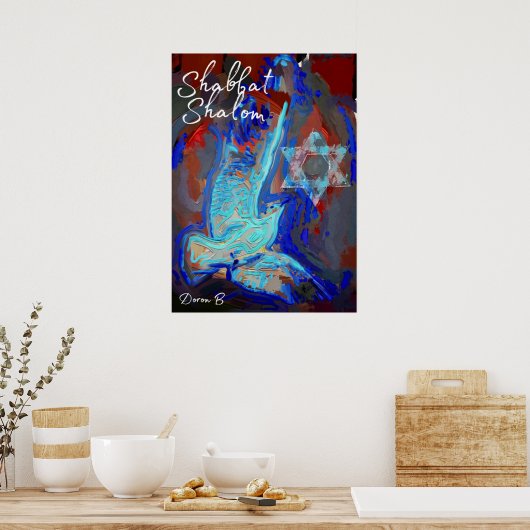 Shabbat Poster (Küche)