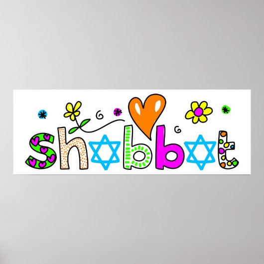 Shabbat Poster (Vorne)