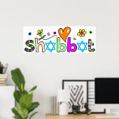 Shabbat Poster (Heimbüro)