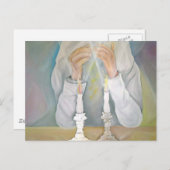 Shabbat Postkarte (Vorne/Hinten)