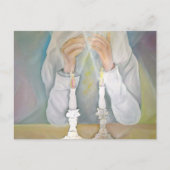 Shabbat Postkarte (Vorderseite)