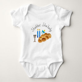 Shabbat Sha'Baby Bodysuit Baby Strampler