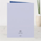 Shabbat Shalom Candles Gruß Karte (Rückseite)