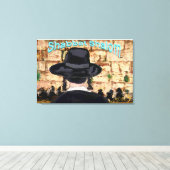 Shabbat Shalom in Jerusalem Leinwanddruck (Insitu (Holzboden))