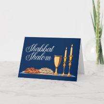 Shabbat Shalom Jüdische Grußkarte
