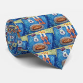 "Shabbat Shalom " Krawatte (Gerollt)