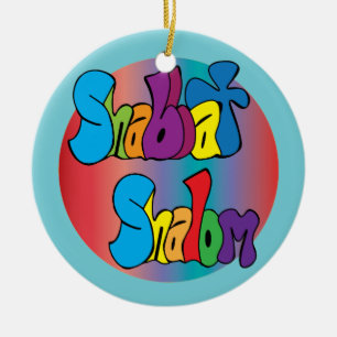Shabbat Shalom Ornament