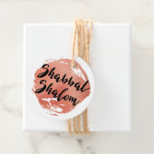 Shabbat Shalom Personalisiert Tag Geschenkanhänger (Beispiel)