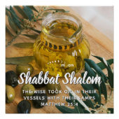 Shabbat Shalom Poster (Vorderseite)