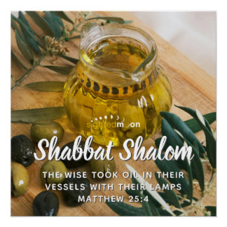 Shabbat Shalom Poster