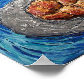 "Shabbat Shalom" Poster (Ecke)