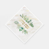 Shabbat Shalom Serviette (Ecke)