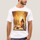 Shabbat Shalom T-Shirt (Vorderseite)