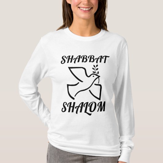 SHABBAT SHALOM T - SHIRT (Vorderseite)