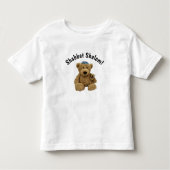 Shabbat Shalom Teddy Bear T - Shirt (Vorderseite)