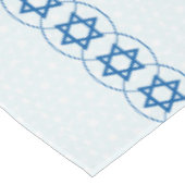 Shabbat Shalom Tischdecke (Schrägansicht)