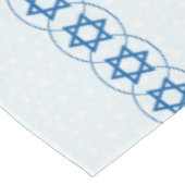 Shabbat Shalom Tischdecke (Schrägansicht)