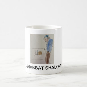 SHABBAT SHOLOM KAFFEETASSE