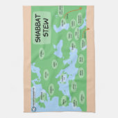 Shabbat Stew Geschirrtuch (Vertikal)