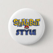 Shabbat Style Button (Vorderseite)
