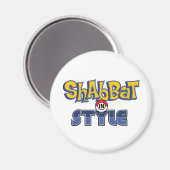 Shabbat Style Magnet (Vorderseite/Rückseite)