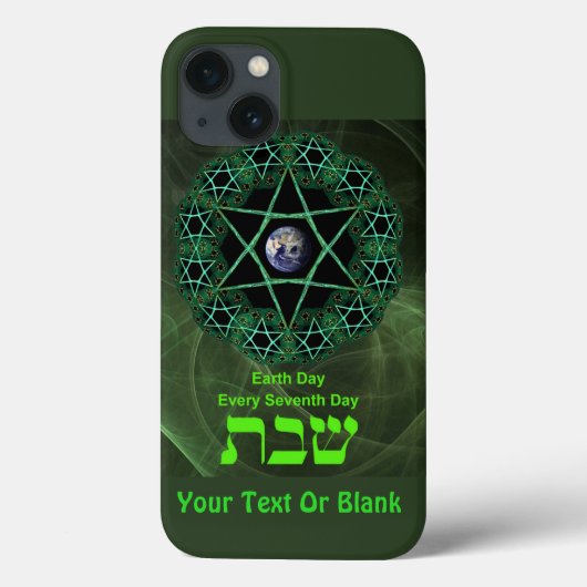 Shabbat - Tag der Erde Case-Mate iPhone Hülle (Rückseite)