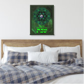 Shabbat - Tag der Erde Leinwanddruck (Insitu (Schlafzimmer))
