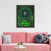 Shabbat - Tag der Erde Leinwanddruck (Insitu (Wohnzimmer))
