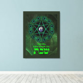 Shabbat - Tag der Erde Leinwanddruck (Insitu (Holzboden))