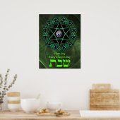 Shabbat - Tag der Erde Poster (Küche)