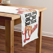 Shabbat Tischläufer Lechaim, Kiddush