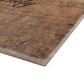 Shabbat und Yom Tov Lila Marmor und Holzglas Schneidebrett (Ecke)