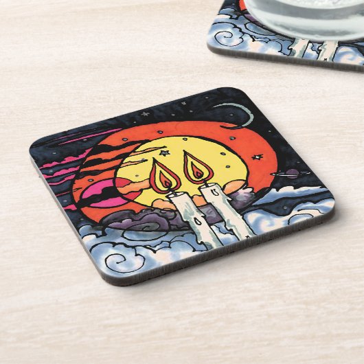 Shabbat Untersetzer (Linke Seite)